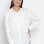 women white solid shirt