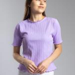 women solid short sleeves top