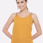 women's straight round neck top