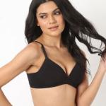 Lightly-Padded Bra with Adjustable Straps