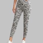 Printed High-Rise Jeggings