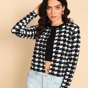 Women Printed Relaxed Fit Shrug