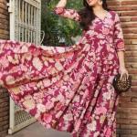 Women Floral Print No Darts Angrakha Kurta