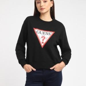 Brand Print Regular Fit Sweatshirt