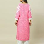 Women Lace Straight Kurta with Palazzos