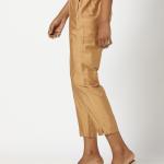 Women Straight Fit Flat-Front Pants