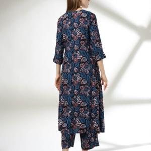 Women Floral Print Straight Kurta & Pants Set