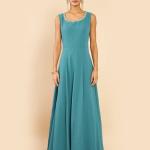 Embellished Georgette Gown Dress