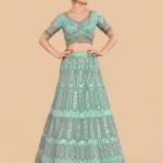 Embellished Lehenga Choli Set with Dupatta