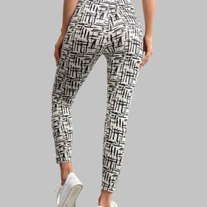 Printed High-Rise Jeggings