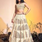 Embellished Lehenga Choli Set with Dupatta