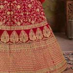 Embroidered Flared Lehenga Choli Set 