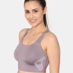 Sports Bra with Adjustable Shoulder Straps