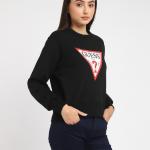 Brand Print Regular Fit Sweatshirt