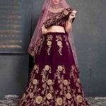 Women Embroidered Flared Lehenga Choli Set