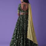 Women Embroidered Flared Lehenga Choli Set 