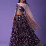 Women Embroidered Flared Lehenga Choli Set 