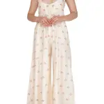 Buy Aastha Jain Embroidered Jumpsuit For Women Available online at Scrollnshops XL / White