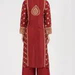 Bhumika Vaid Red Embroidered Kurta Set for Women at Lovel