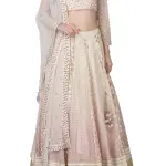 Buy Aastha Jain Embroidered Lehenga Set For Women Available online at Scrollnshops S / White