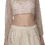 Buy Aastha Jain Embroidered Lehenga Set For Women Available online at Scrollnshops S / White