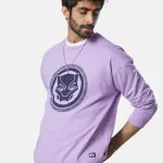 Black Panther: Graphic Panther Men Oversized Sweatshirts By Marvel