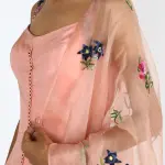 Eesha Mahajan Blush Pink Printed Kurta Set for Women at Lovel