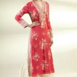 Bhumika Vaid - Women Red V Neck Embroidered Kurta And Sharara Set| Kanika's| Sangeet