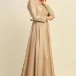 Buy Aastha Jain Embroidered Anarkali Set For Women Available online at Scrollnshops XXL / Gold