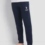 USPA Innerwear Solid LR006 Lounge Track Pants - Pack Of 1, Blue (S)