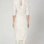 Buy Aastha Jain Embroidered Kurta Set For Women Available online at Scrollnshops XS / White