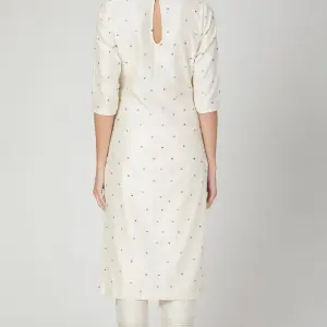 Buy Aastha Jain Embroidered Kurta Set For Women Available online at Scrollnshops XS / White