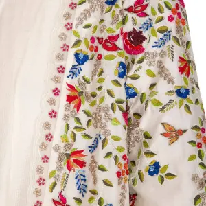 Buy Aastha Jain Embroidered Jacket Set For Women Available online at Scrollnshops L / White