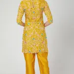 Aastha Jain Mustard Embroidered Kurta Set for Women at Lovel