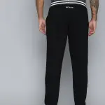 HRX by Hrithik Roshan Men Black Printed Detail Regular Fit Track pants (XXL) by SANKAN