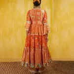 Bhumika Vaid Marigold Garden Tiered Ag Set - Tangerine