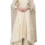 Aastha Jain Ivory Embroidered Kurta Set for Women at Lovel