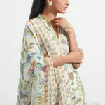 Eesha Mahajan Ivory Embroidered Kurta Set for Women at Lovel