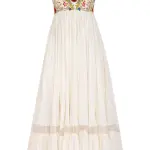 Aastha Jain Ivory Embroidered Anarkali Set for Women at Lovel