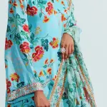 Eesha Mahajan Blue Embroidered Kurta Set for Women at Lovel