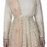 Buy Aastha Jain Embroidered Anarkali Set For Women Available online at Scrollnshops S / White