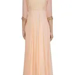 Aastha Jain Pink Emboidered Maxi Dress for Women at Lovel