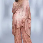 Bhumika Vaid Pink Satin Printed Co-Ord Set for Women at Lovel