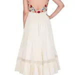 Buy Aastha Jain Crinkled Anarkali Set For Women Available online at Scrollnshops M / White