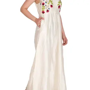 Buy Aastha Jain Embroidered Jumpsuit For Women Available online at Scrollnshops S / White