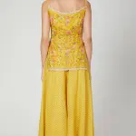 Buy Aastha Jain Embroidered Sharara Set For Women Available online at Scrollnshops S / Yellow