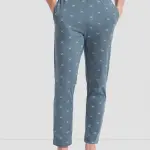 USPA Innerwear All Over Print OELP2 Lounge Track Pants - Pack Of 1, Blue (32)