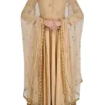 Aastha Jain Gold Hand Embroidered Anarkali Suit Set for Women at Lovel