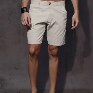 Roadster Men Beige Solid Regular Fit Chino Shorts(30) by SANKAN