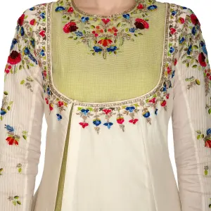 Buy Aastha Jain Ombre Kurta Set For Women Available online at Scrollnshops S / White